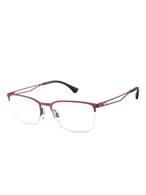 Emporio Armani lentes con armazón rectangular