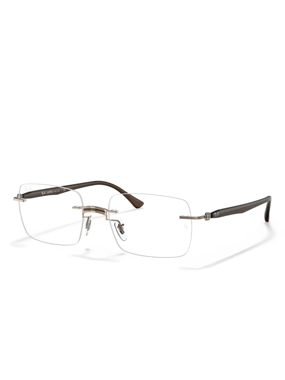 Ray-Ban square-frame glasses | Brown | Image 1