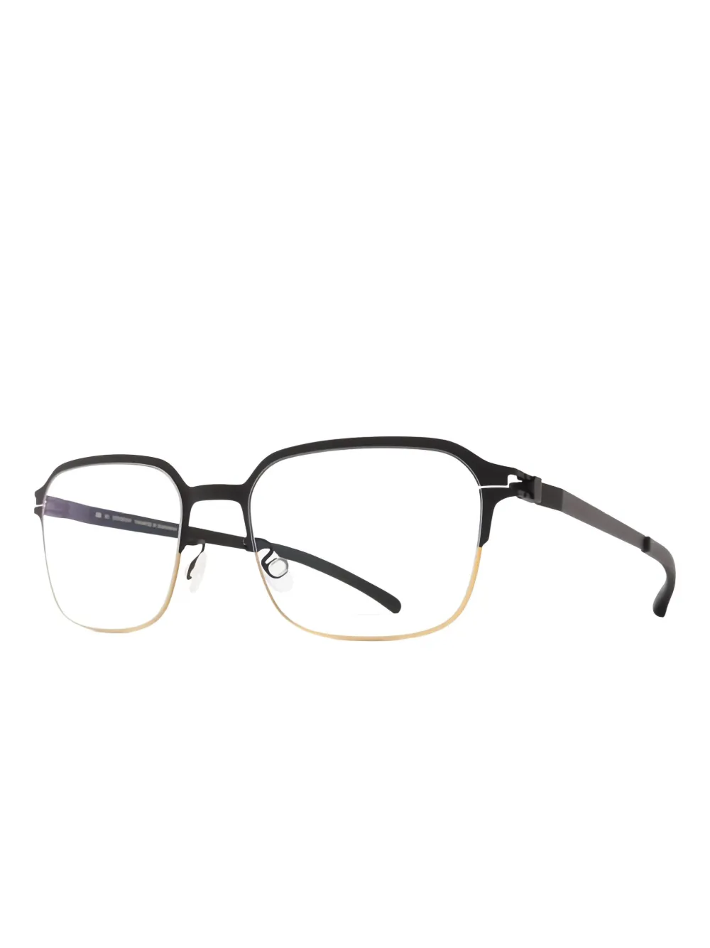 Mykita Bril met vierkant montuur Zwart