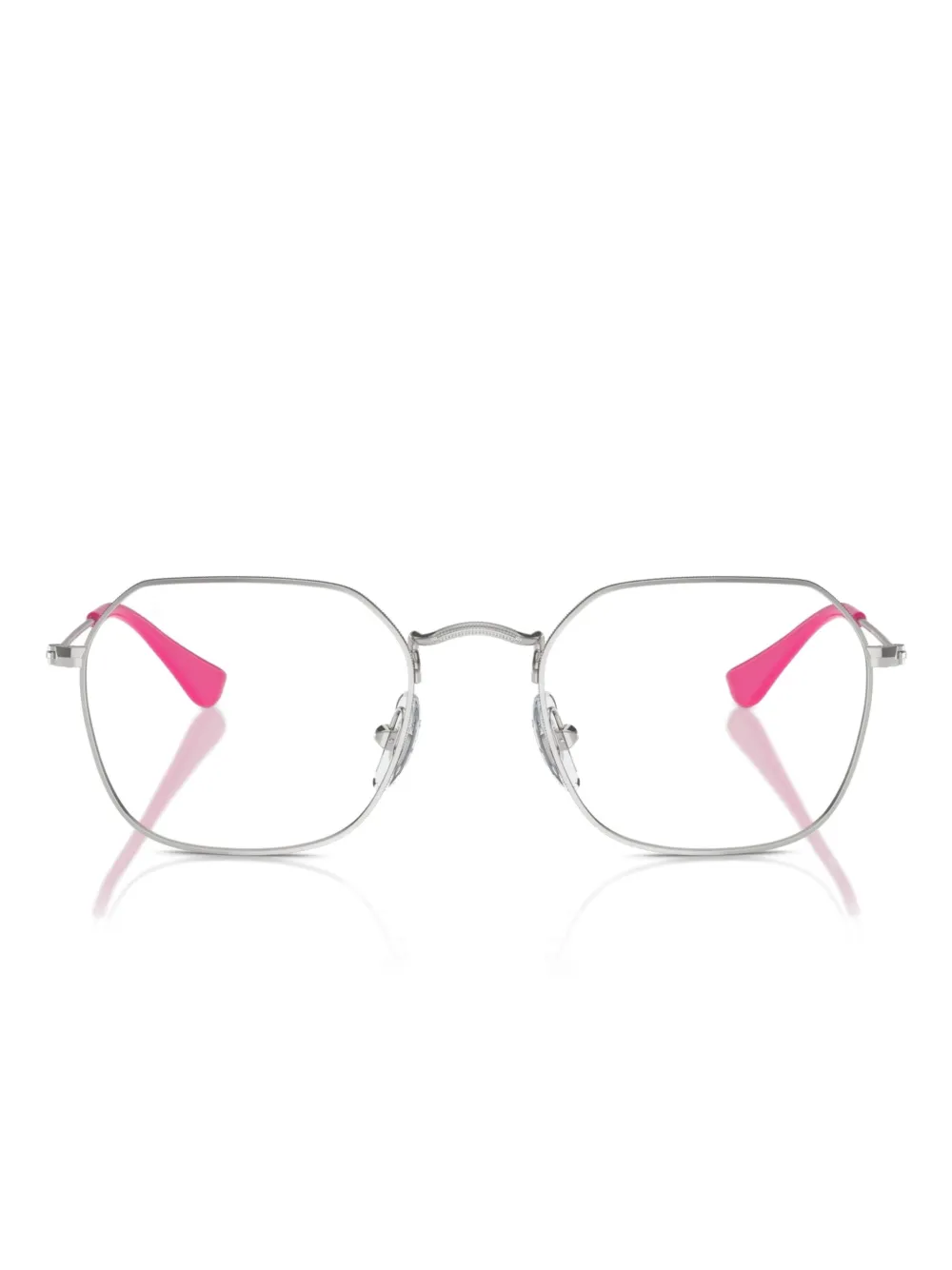 RAY-BAN JUNIOR Brille mit eckigem Gestell - Silber