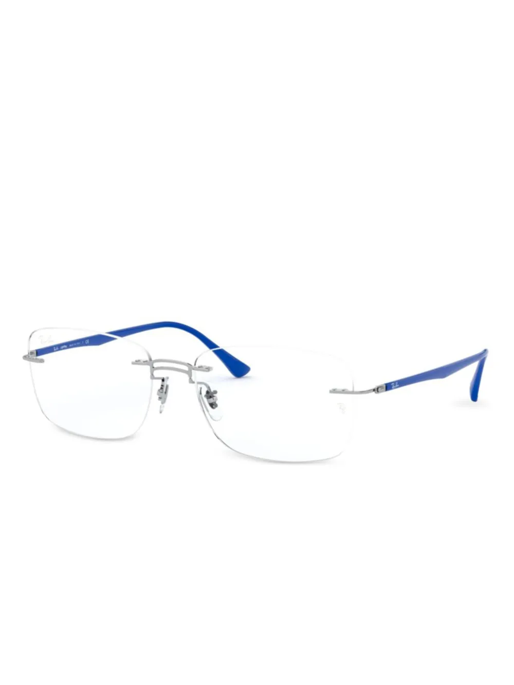 Ray-Ban rectangle-frame glasses | Blue | Image 1