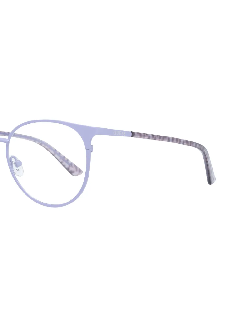 GUESS EYEWEAR Bril met rond montuur Paars