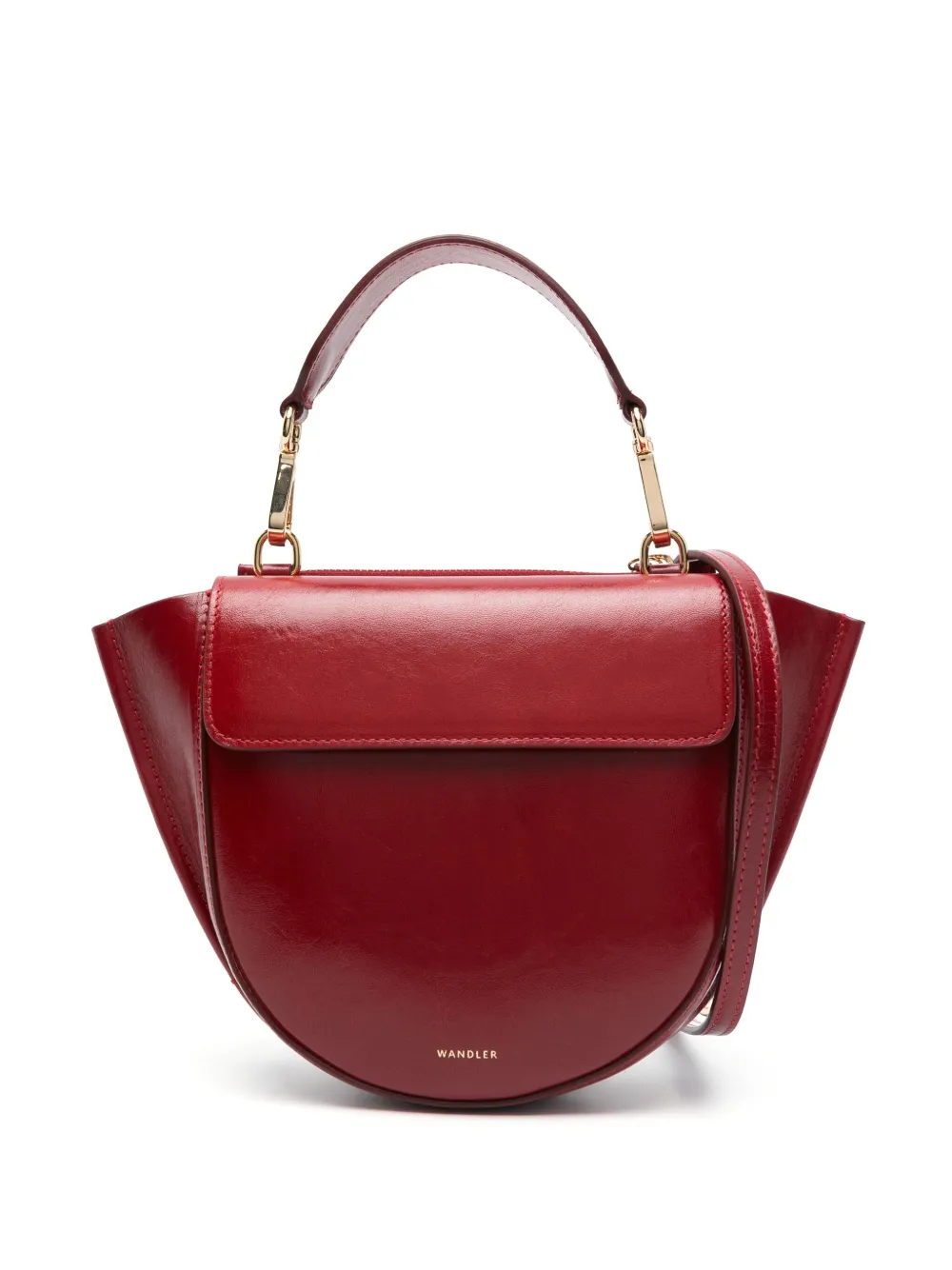 Wandler Hortensia kleine crossbodytas Rood