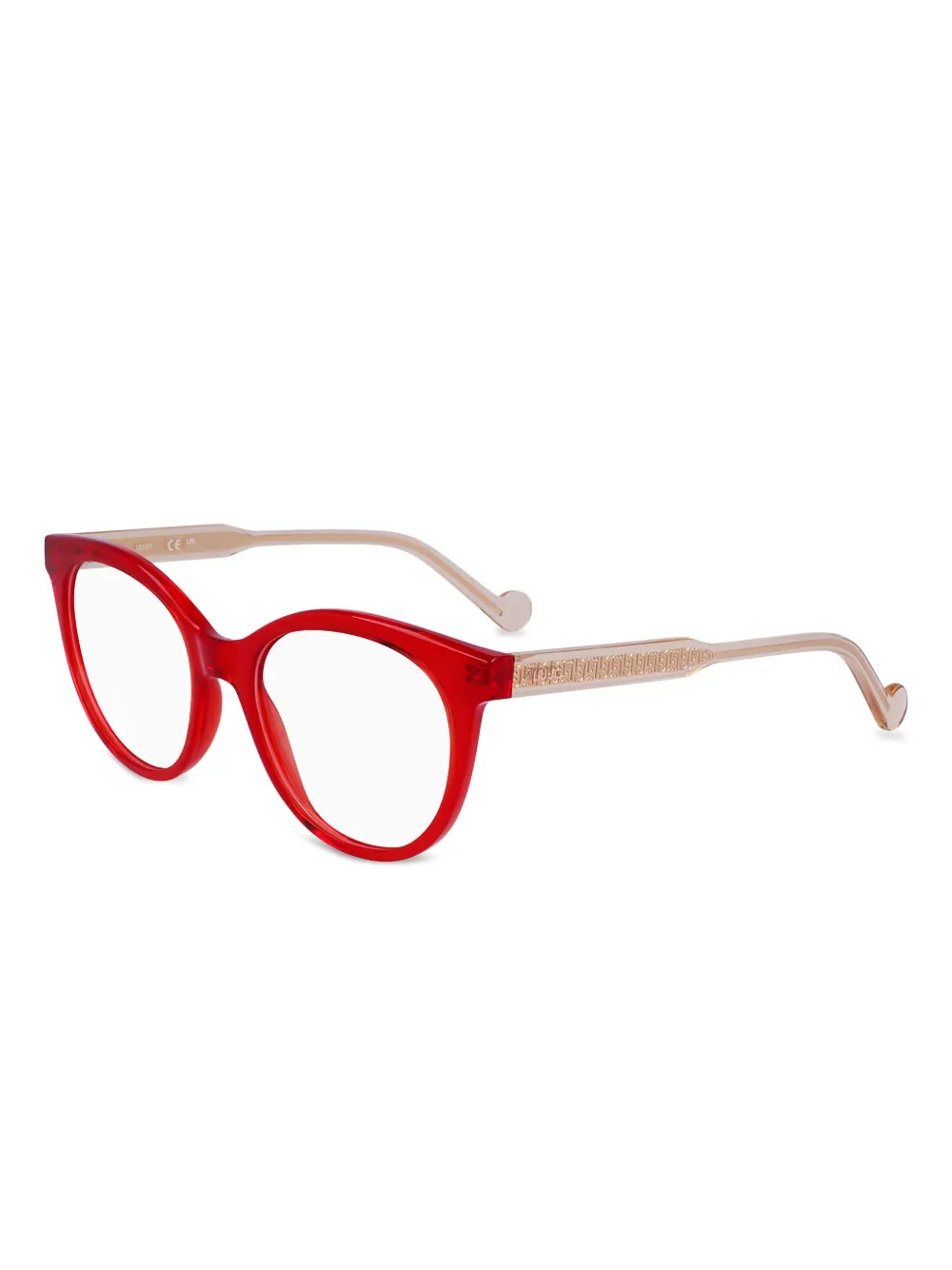 LIU JO lunettes de vue à logo imprimé | rouge | Image 1