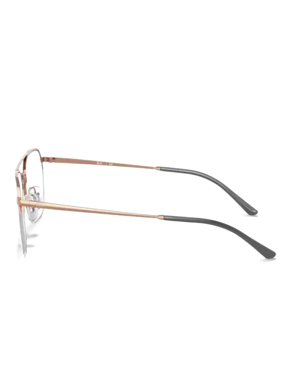  Ray-ban Round-frame Glasses - Gold 