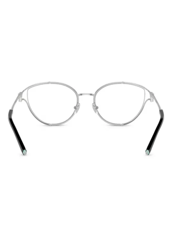 Tiffany & Co. オーバル眼鏡フレーム | シルバートーン | FARFETCH JP
