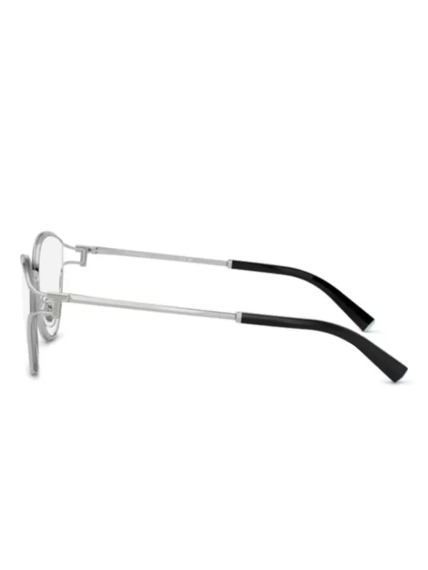 Tiffany & Co. オーバル眼鏡フレーム | シルバートーン | FARFETCH JP
