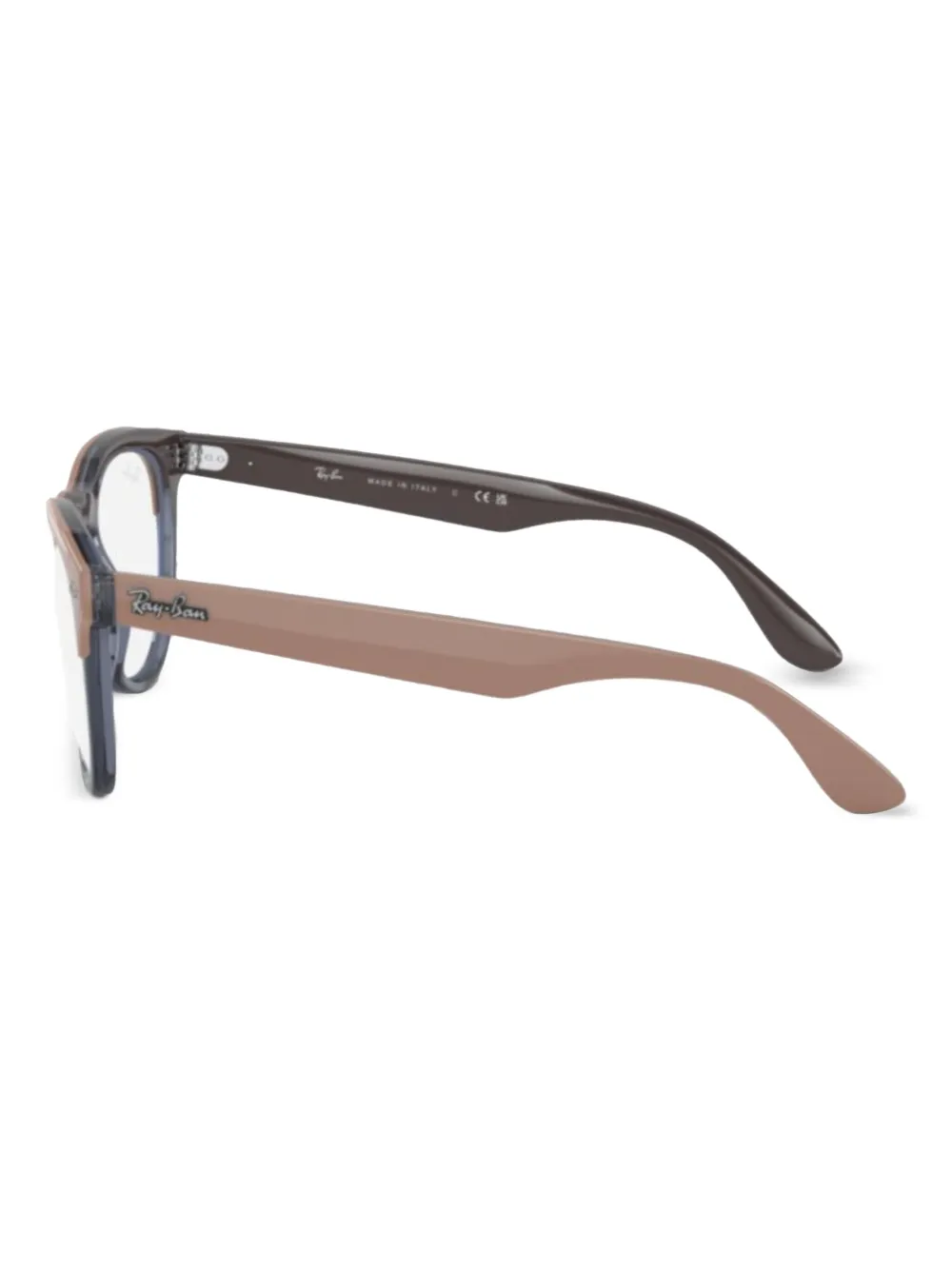 Ray-Ban Bril met rond montuur Beige