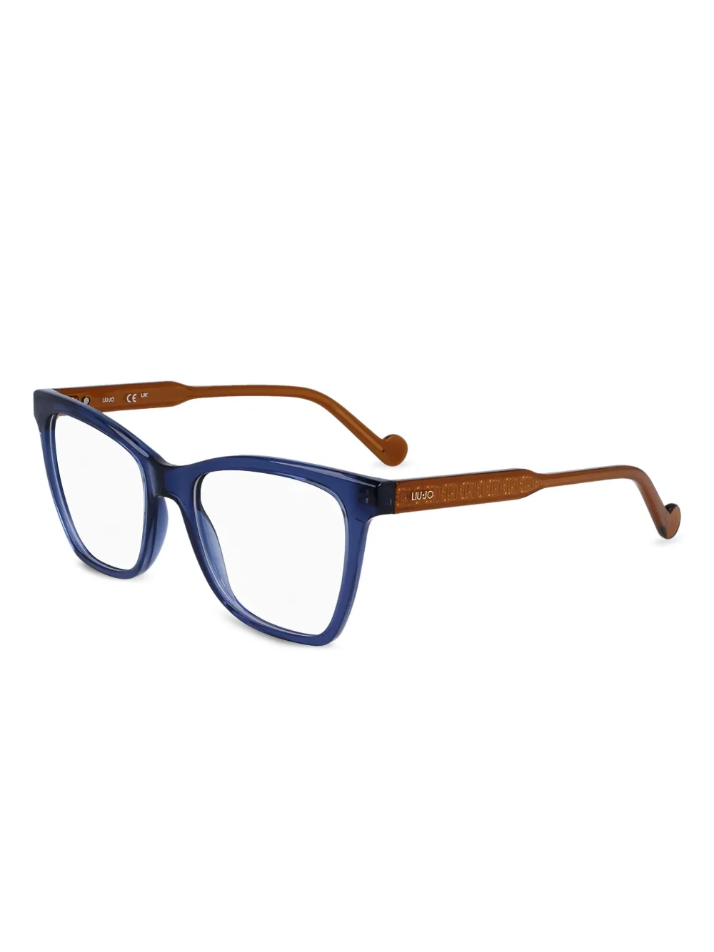 LIU JO lunettes de vue à logo imprimé | bleu | Image 1