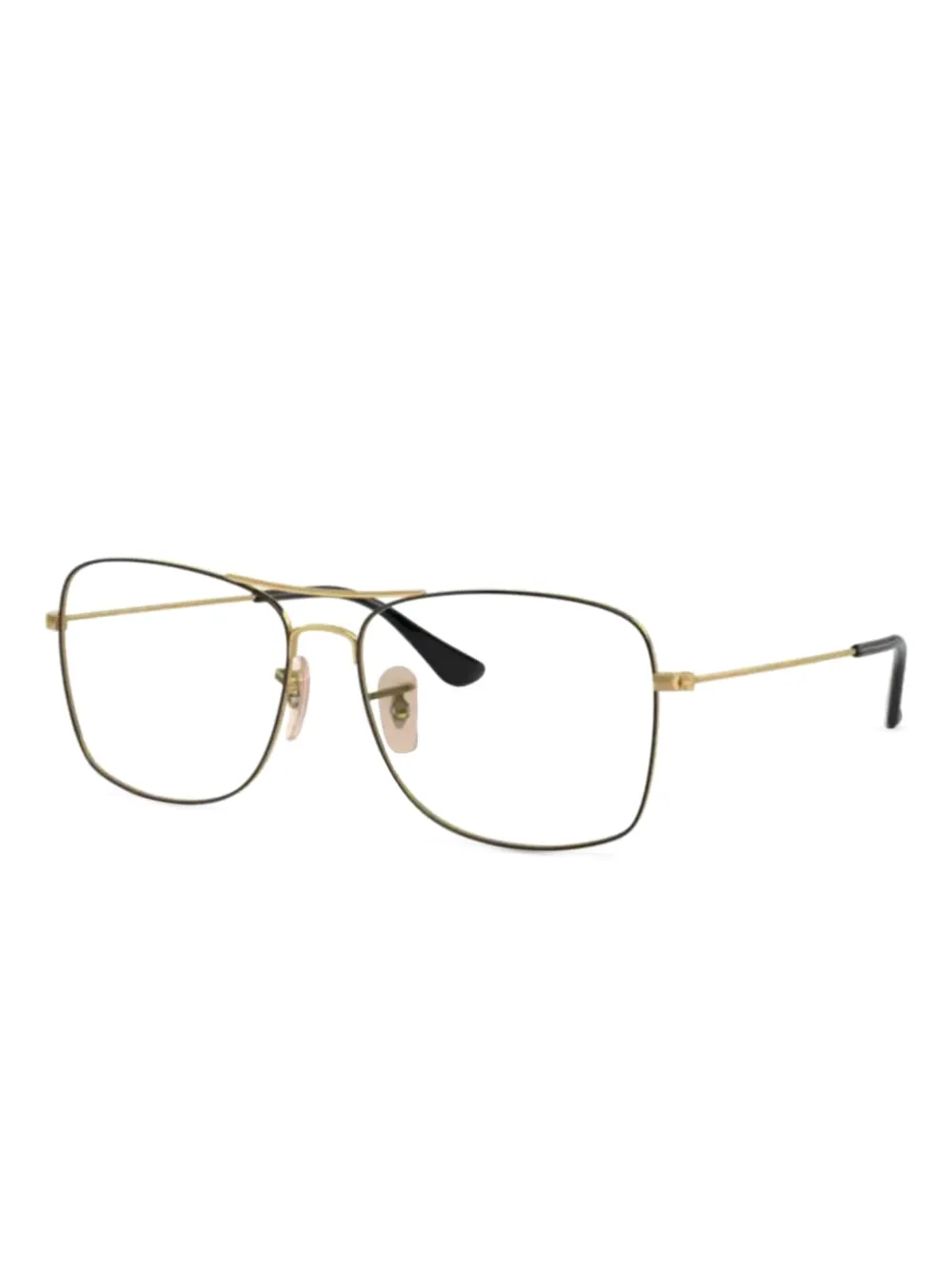 Ray-Ban square-frame glasses | Gold | Image 1