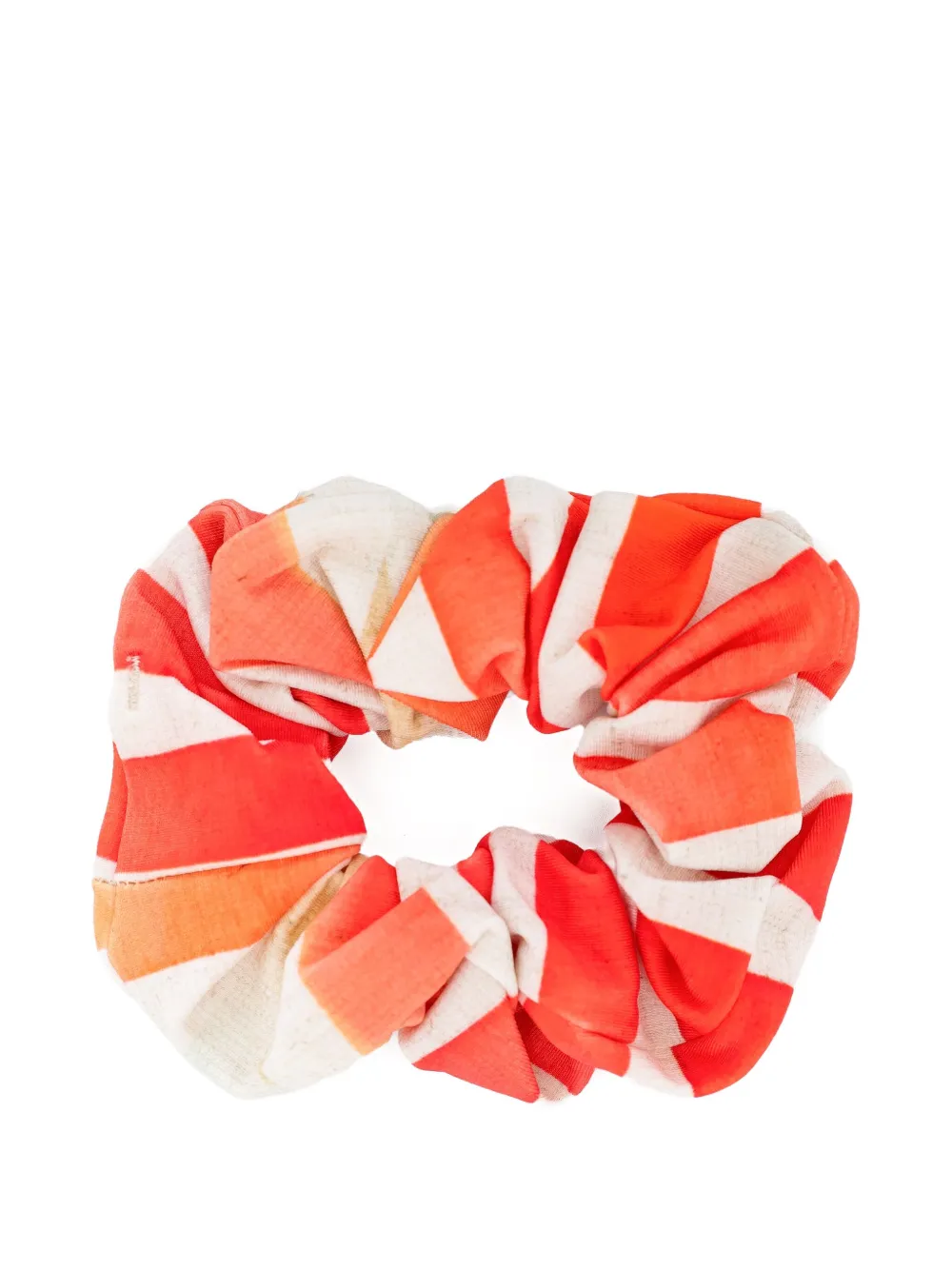 Lygia & Nanny striped scrunchie Oranje