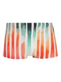 Lygia & Nanny striped swimming trunks - Orange