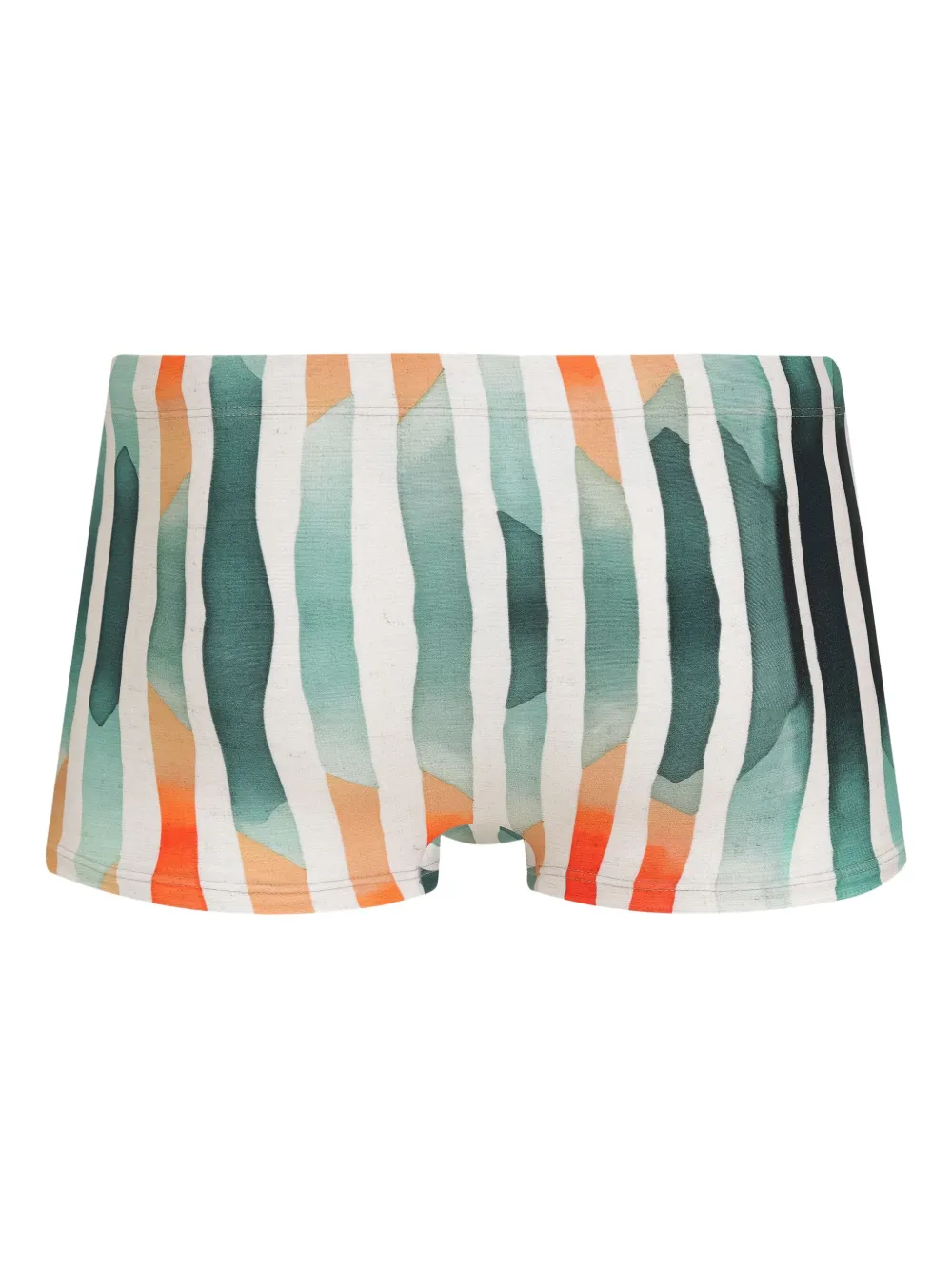 Lygia & Nanny striped swimming trunks Oranje