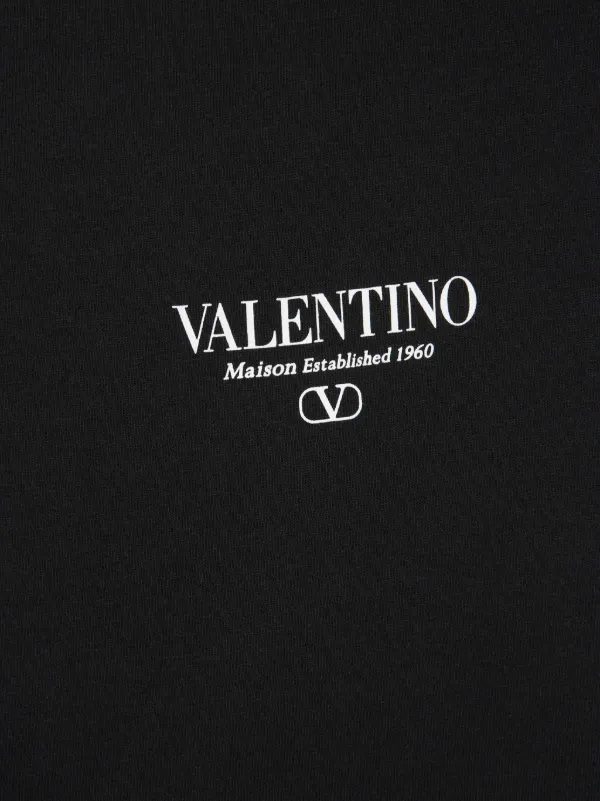 Valentino Garavani logo-print T-shirt | Black | FARFETCH