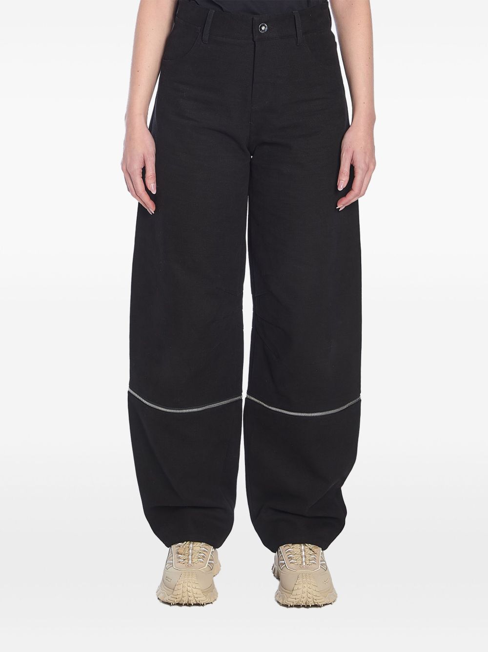 MONCLER COTTON BAGGY PANTS