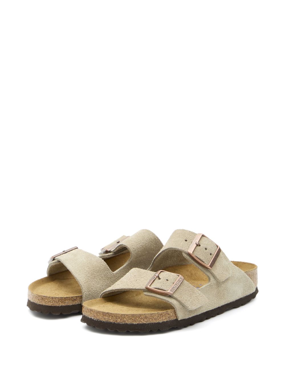 Birkenstock Arizona suède sandalen - Beige