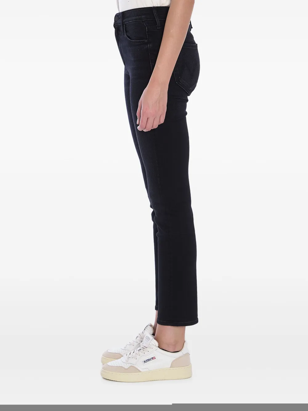MOTHER Mid waist Dazzler jeans Grijs
