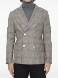 Tonello checked blazer - Neutrals