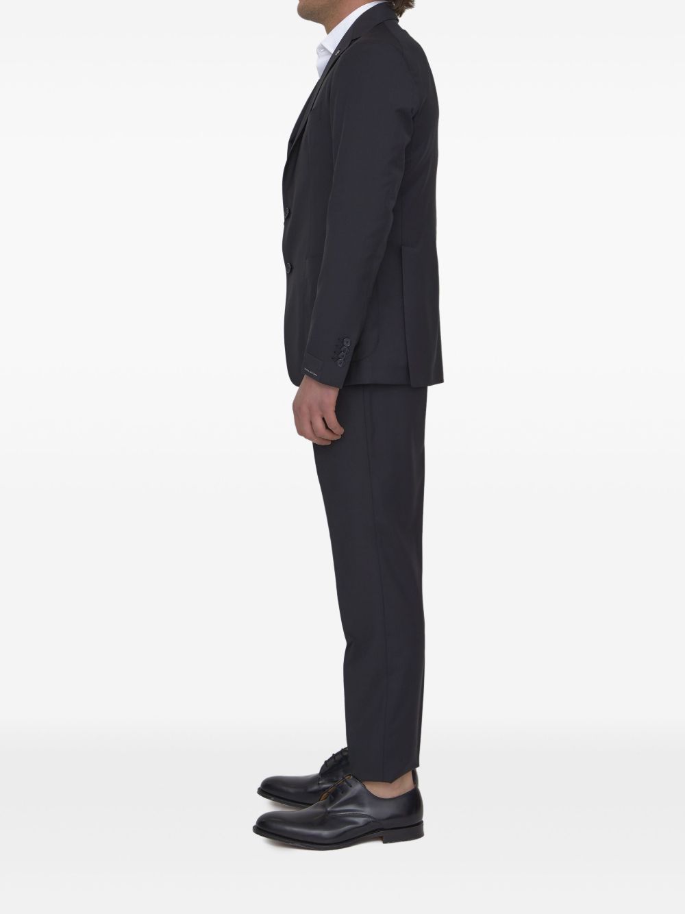 Tagliatore virgin wool two-piece suit - Zwart