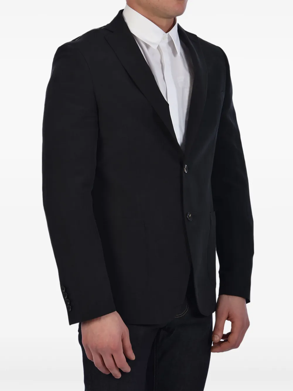 single-breasted blazer