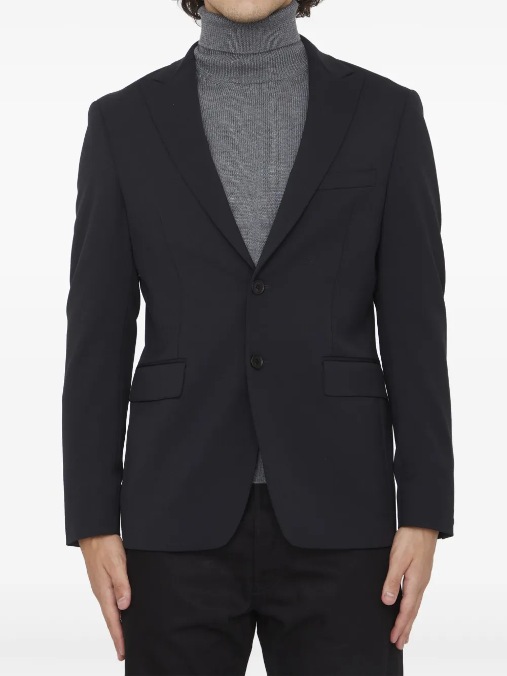 single-breasted blazer