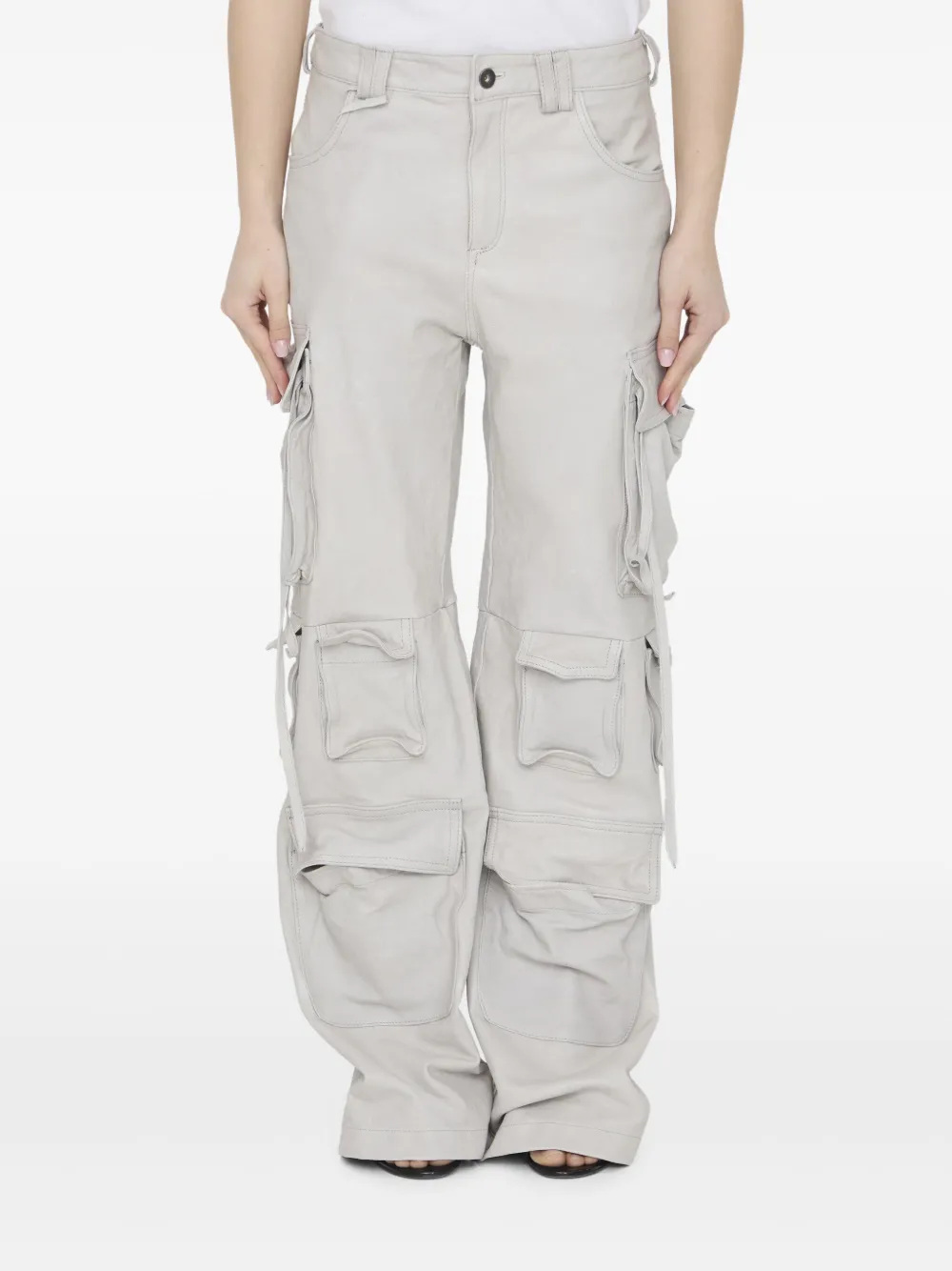 leather cargo pants