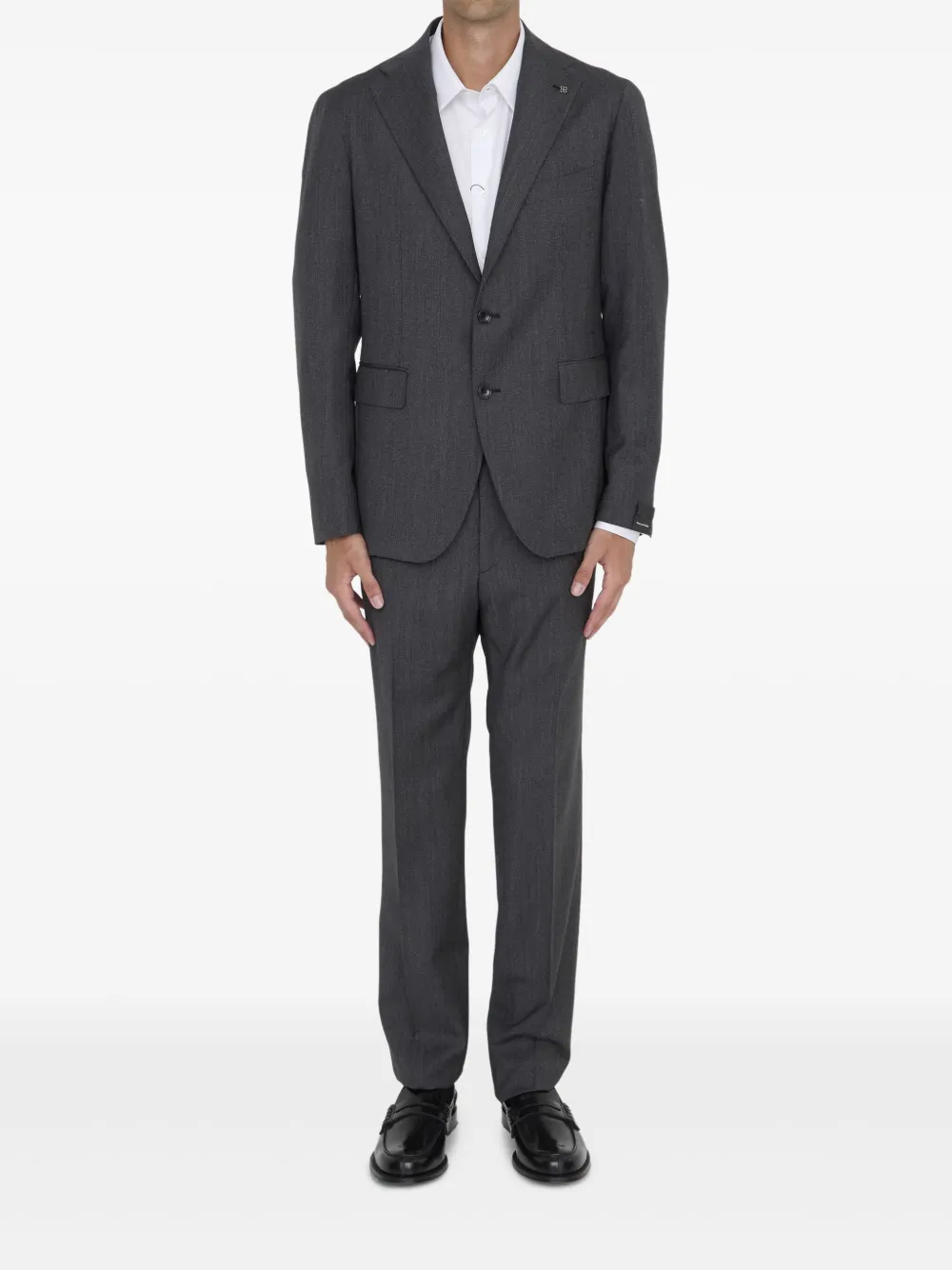 Tagliatore virgin wool suit | Grey | Image 1