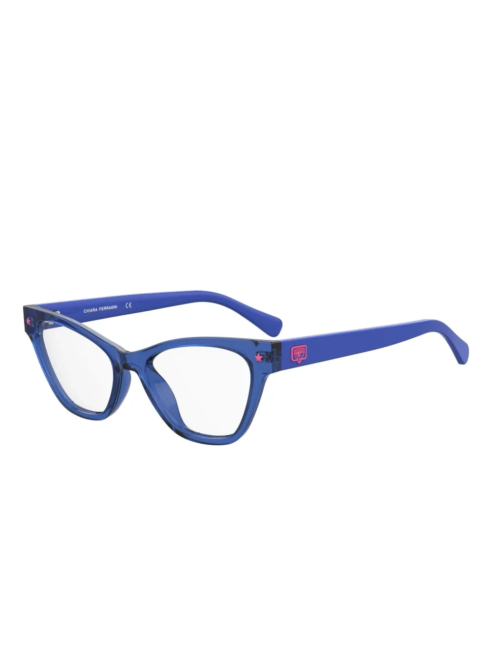 Chiara Ferragni Bril met cat-eye montuur Blauw