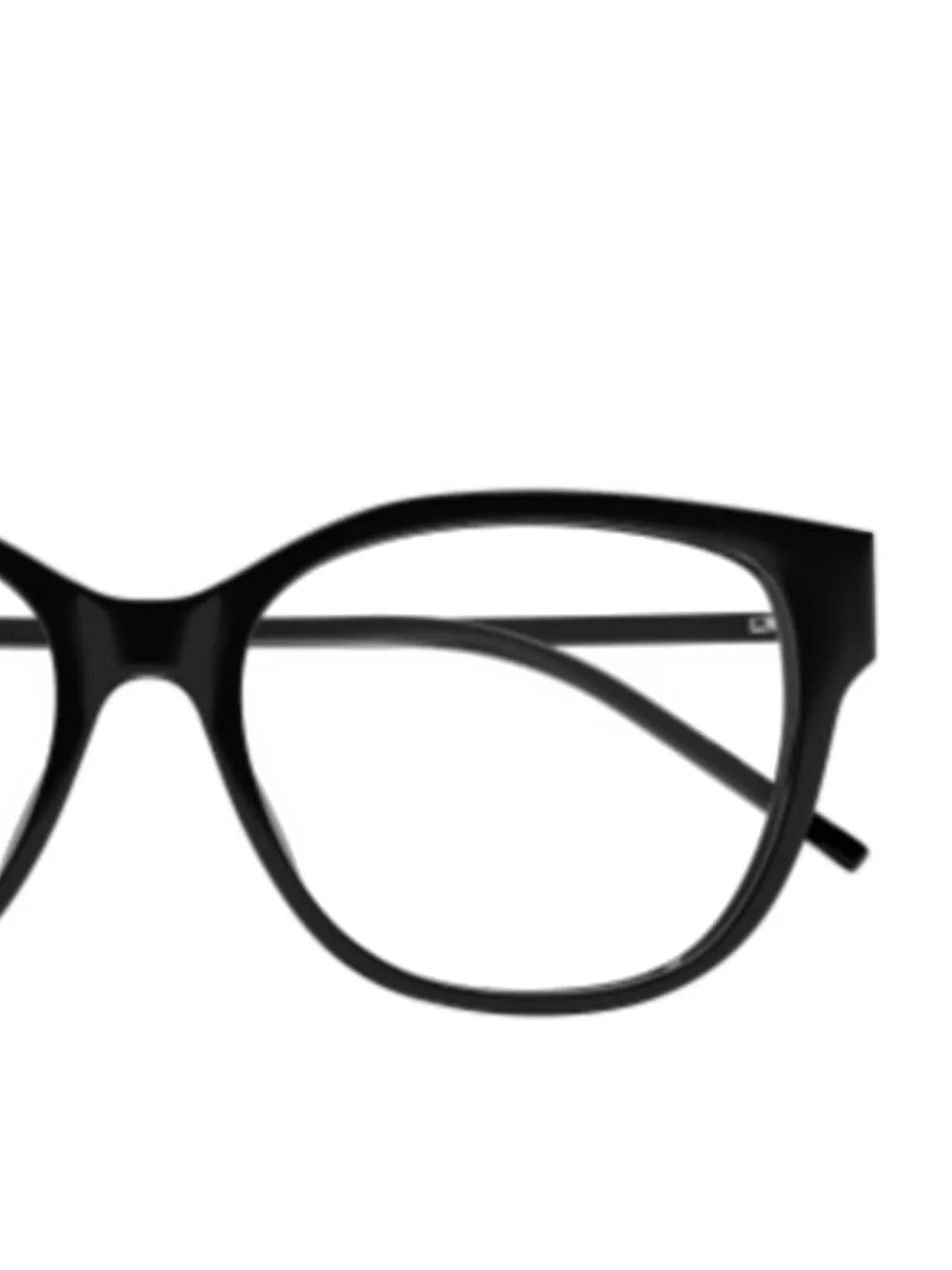 Saint Laurent Eyewear Bril met rond montuur - Zwart