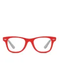 Ray-Ban square-frame glasses - Red