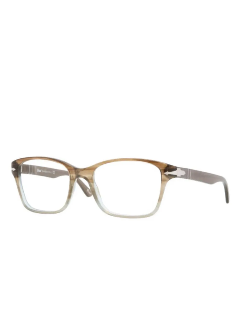 Persol Bril met vierkant montuur Grijs