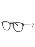 Bvlgari pantos-frame glasses - Black