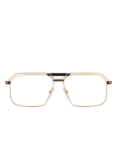 Cazal pilot-frame glasses