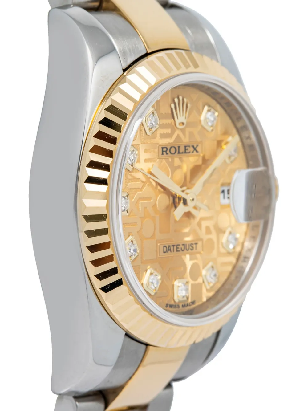 Pre-owned Rolex Datejust 26mm In Gold