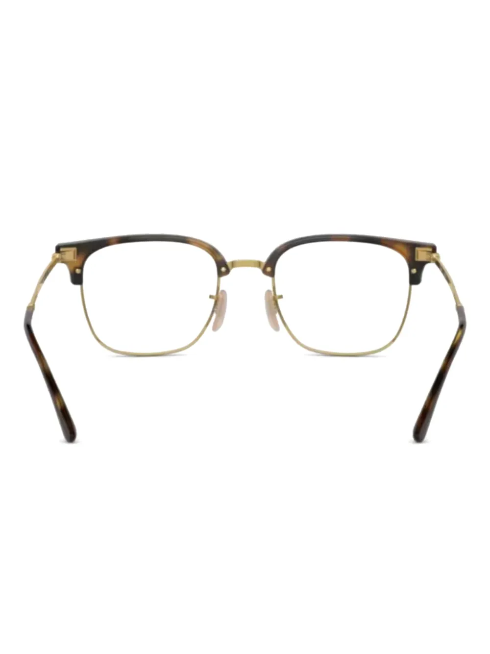 Ray Ban Square-frame Glasses In Braun