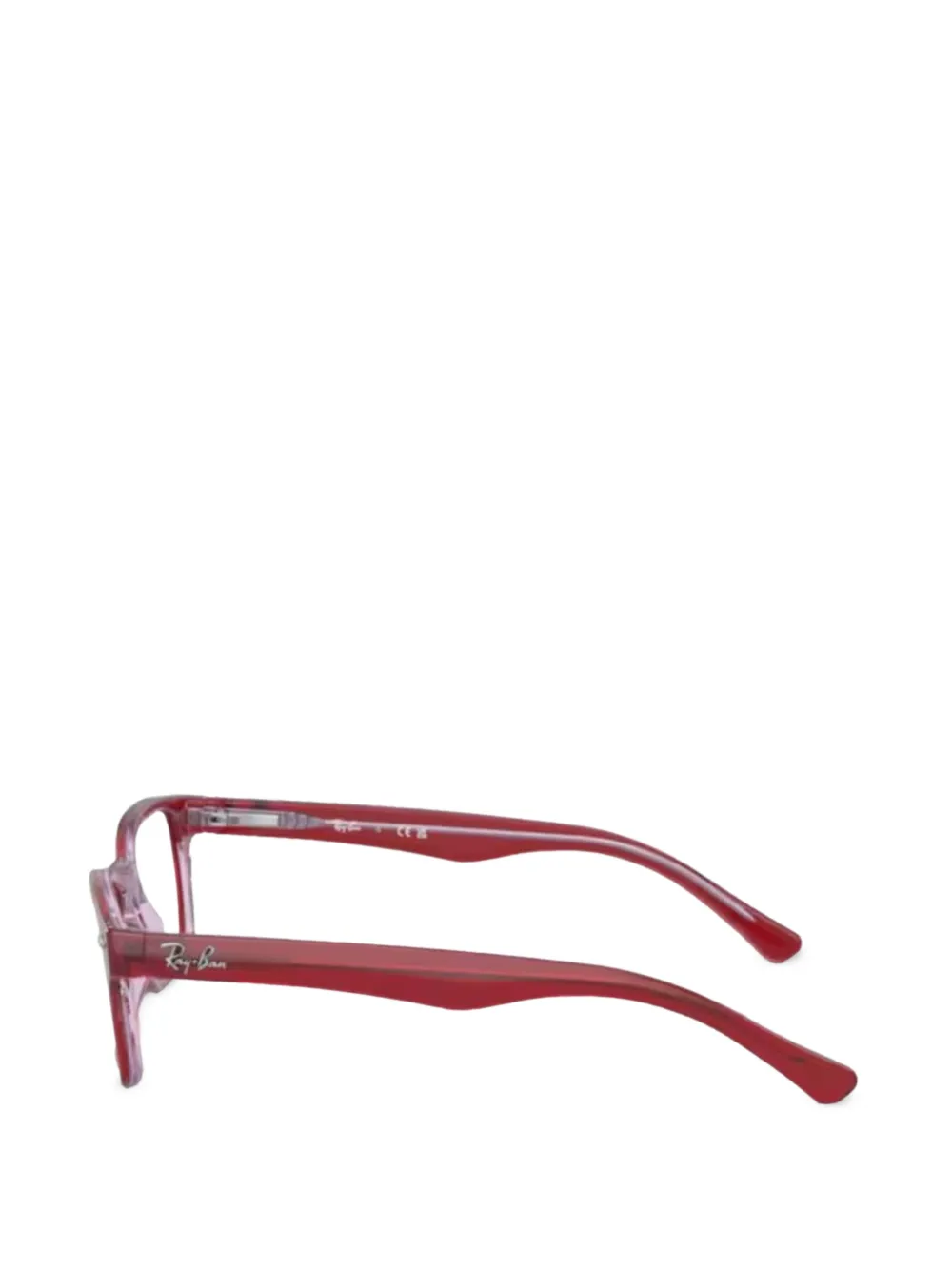  Ray-ban Junior Gafas Con Montura Rectangular - Rojo 