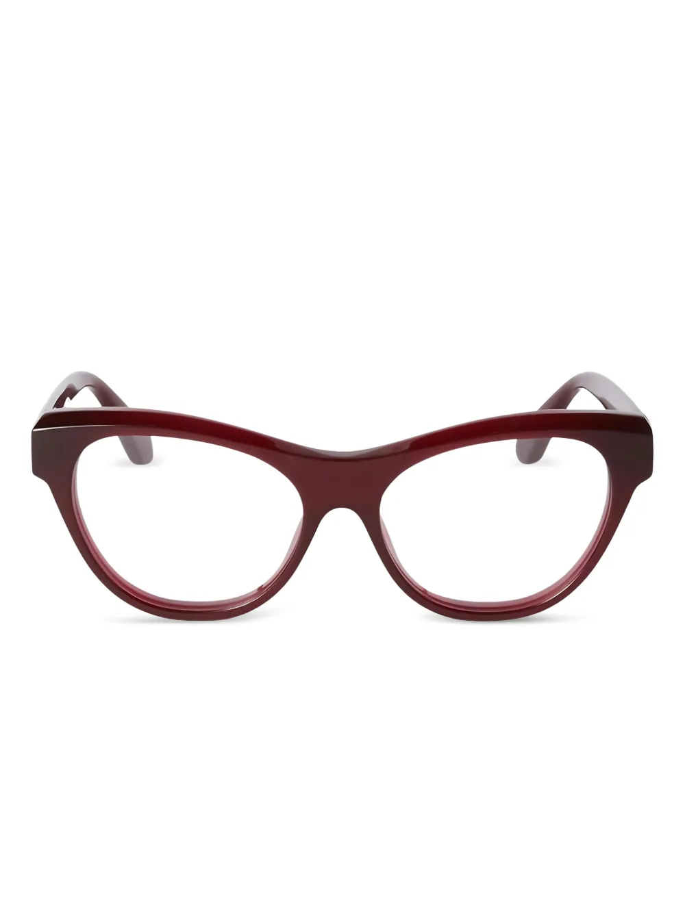 Off-White Eyewear キャットアイ眼鏡フレーム - レッド Off-White Eyewear キャットアイ眼鏡フレーム - レッド