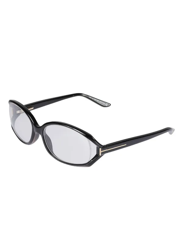 TOM FORD Eyewear スクエア眼鏡フレーム | ブラック | FARFETCH JP