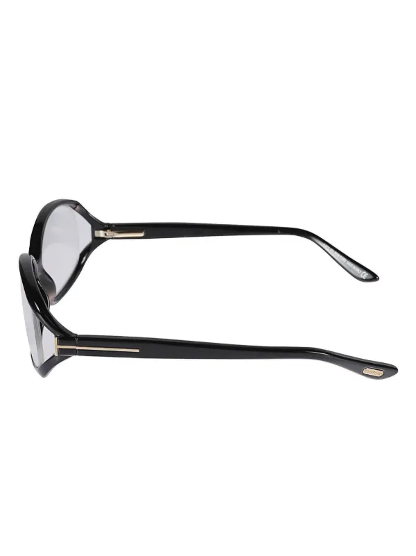 TOM FORD Eyewear スクエア眼鏡フレーム | ブラック | FARFETCH JP