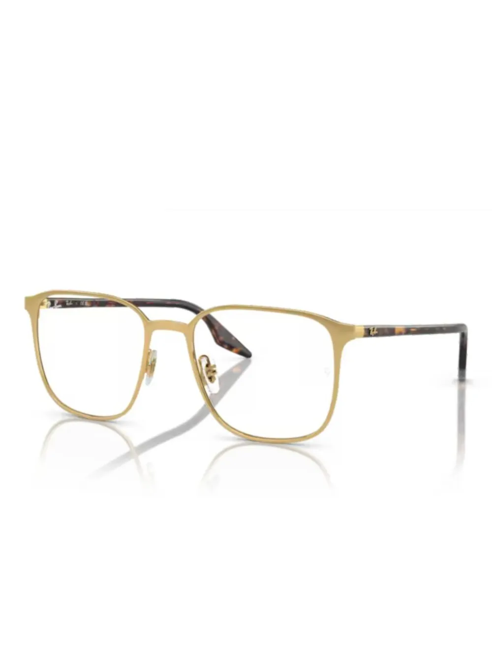 Ray Ban Rb6512 Optics Eyeglasses Havana Frame Demo Lens Lenses Polarized 52-19