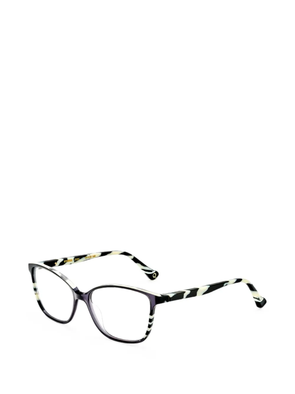 Etnia Barcelona Etosha bril met zebraprint Zwart