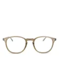 Garrett Leight Alice round-frame glasses - Brown
