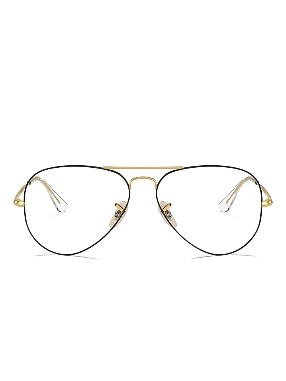 Ray-Ban lunettes de vue à monture pilote | noir | Image 1