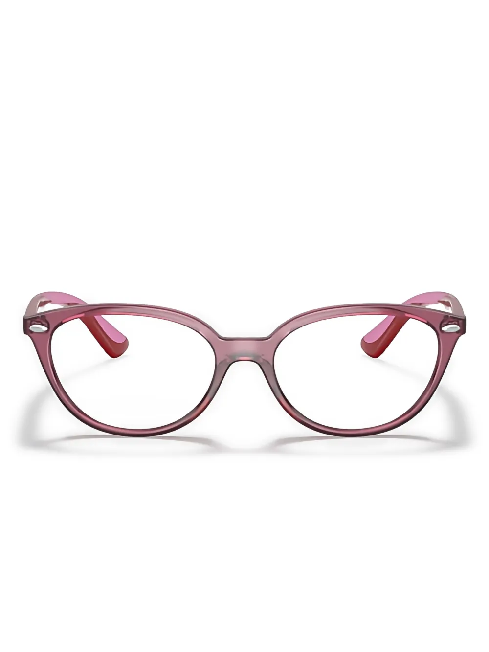 RAY-BAN JUNIOR Brille mit ovalem Gestell - Rosa