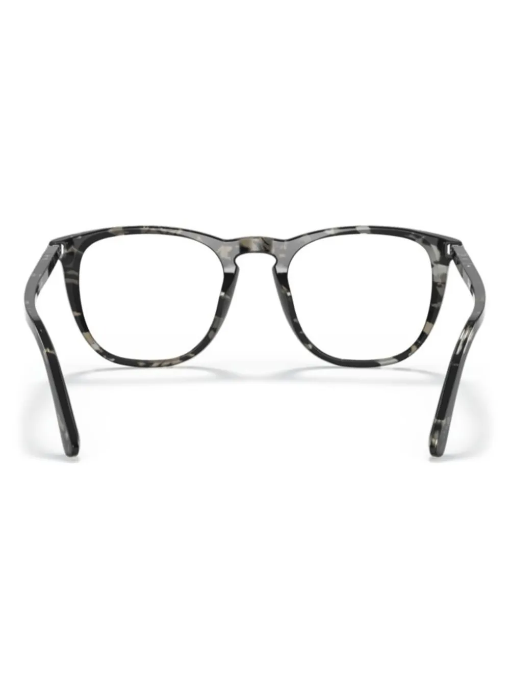 Persol Bril met rond montuur Zwart
