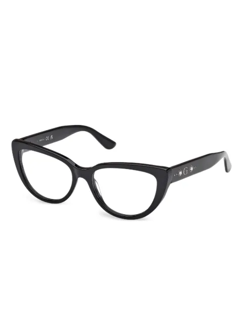 GUESS EYEWEAR cat-eye logo glasses