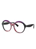 Alain Mikli round-frame glasses - Black