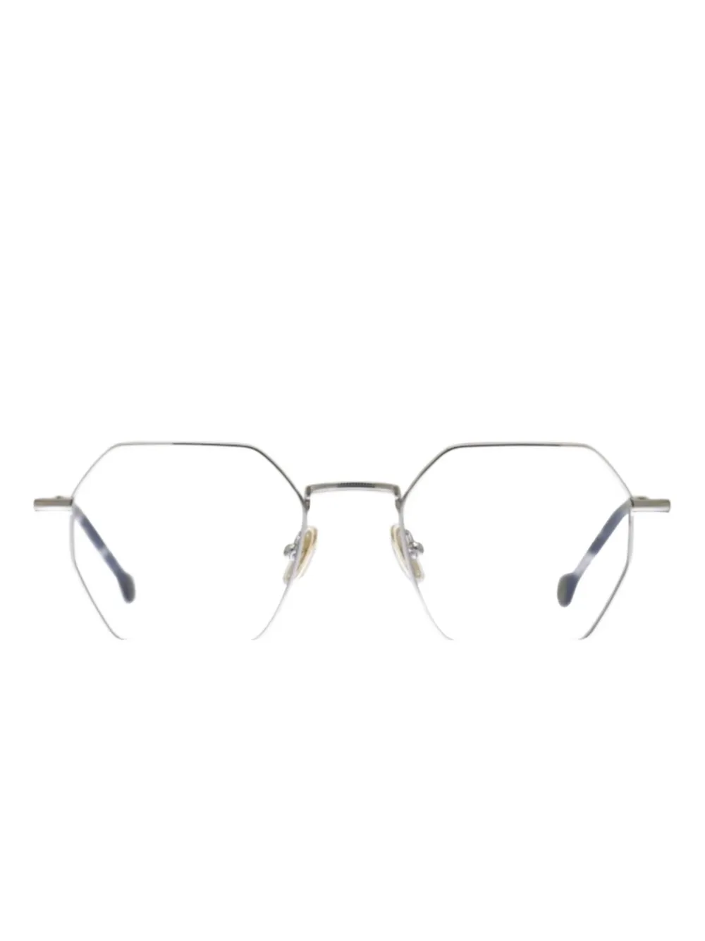 KYme Jude 1 geometric-frame glasses | plateado | Image 1
