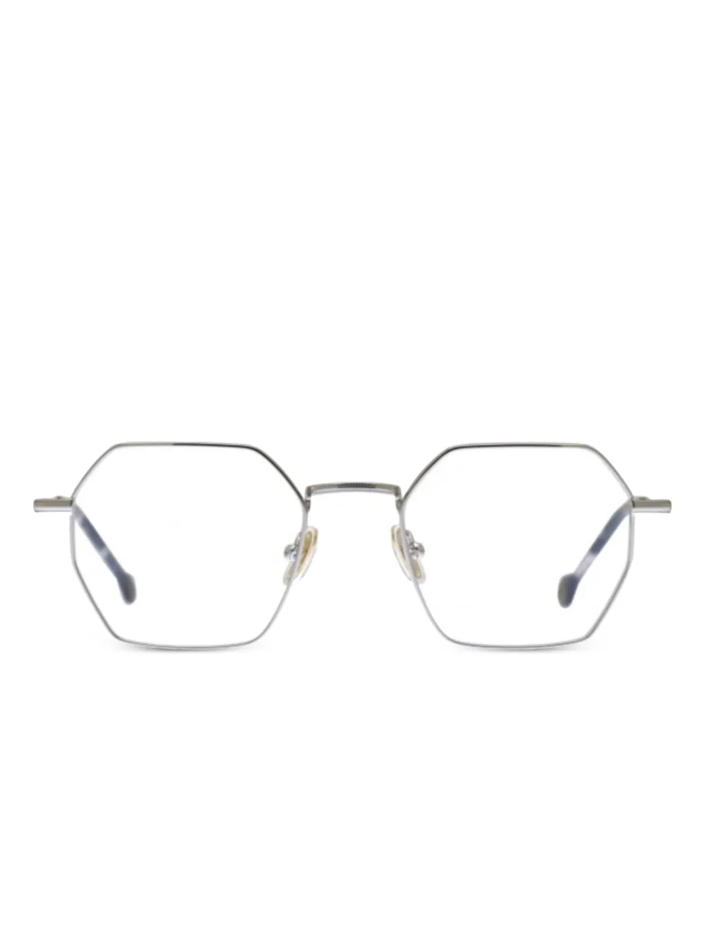 KYme نظارة 'جود 1' بإطار هندسي | فضي | Image 1