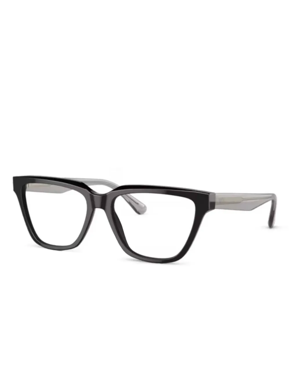 Emporio Armani Bril met vierkant montuur Zwart